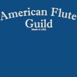 American Flute Guild Logo Blue Bckgrnd