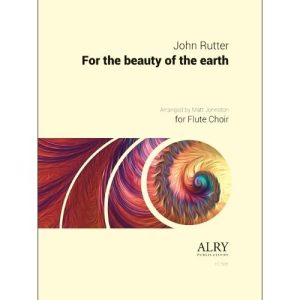 Cover image of For the Beauty of the Earth for Flute Choir